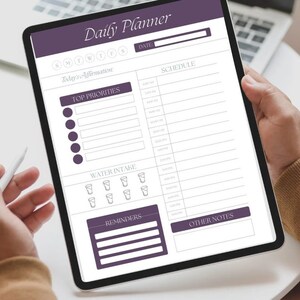 Daily Planner, Good Notes Planner, Instant Download - Etsy