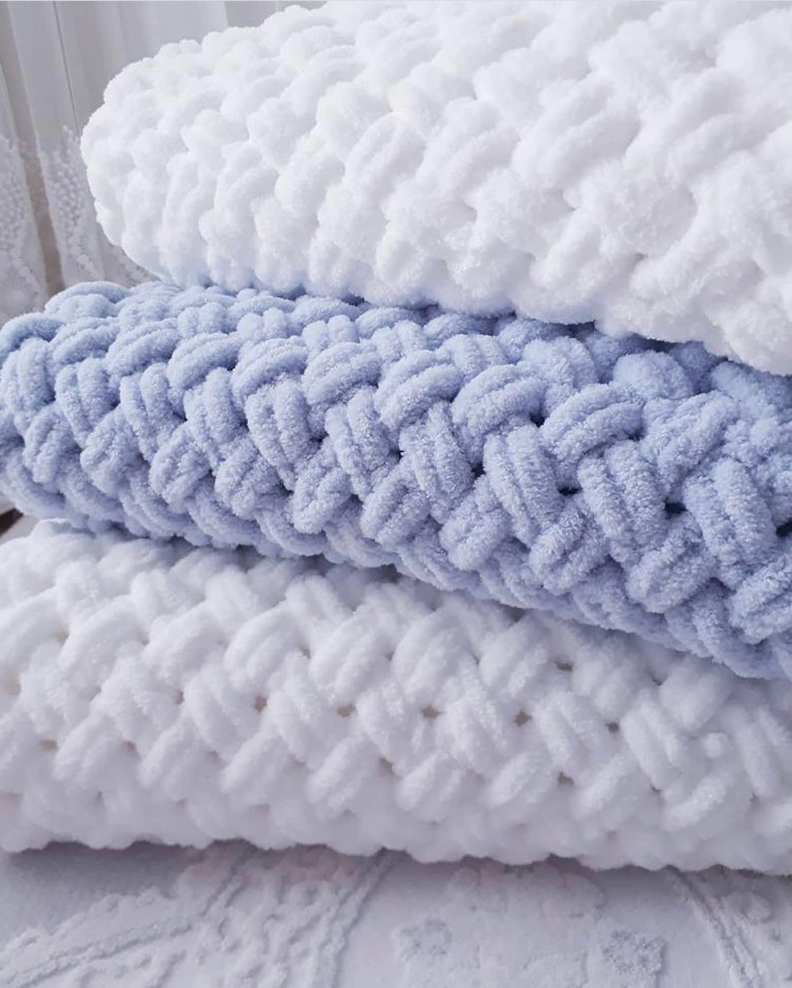 Handmade puffy baby blankets so soft and warm 3 sizes and Etsy