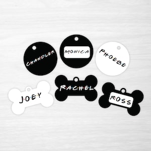 Friends - Personalized Pet Tags, Dog Tags for Dogs, Cat Tags