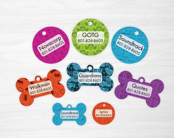 Guardians of the Galaxy Collection - Personalized Pet Tags, Dog Tags for Dogs, Cat Tags
