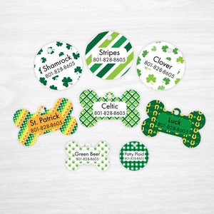 St. Patrick&#39;s Day, St. Patty&#39;s, Rainbow Dog Tag, Cat Tag