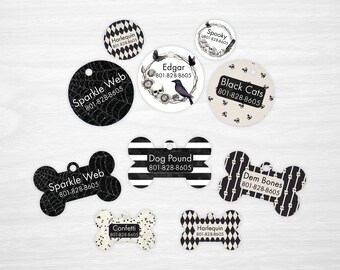 halloween dog tags