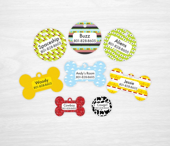 Toy top dog tags