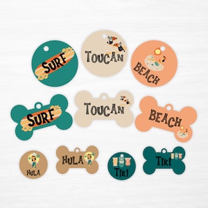 Tiki Tags Personalized Dog Tag, Cat Tag