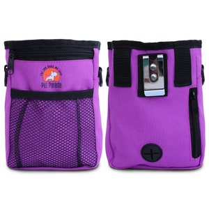 Pet Parade – Dog Treat Training Pouch – Pet Toys, Treats, Kibble Carrier – Poop Bag Dispenser – 3 Ways To Wear