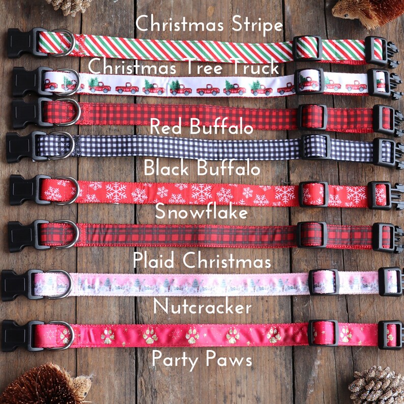 Christmas Dog Collars Cat Collars Etsy