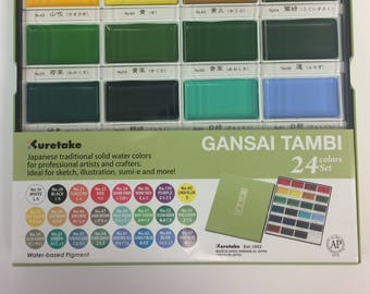 Kuretake Gansai Tambi 36 Color Set