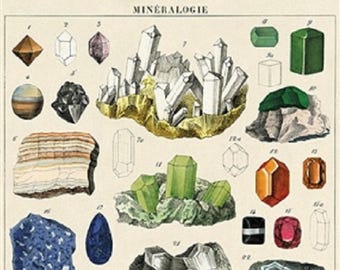 Cavallini Decorative Wrap- Mineralogie