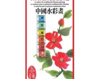 Yasutomo Authentic Chinese Watercolor Set