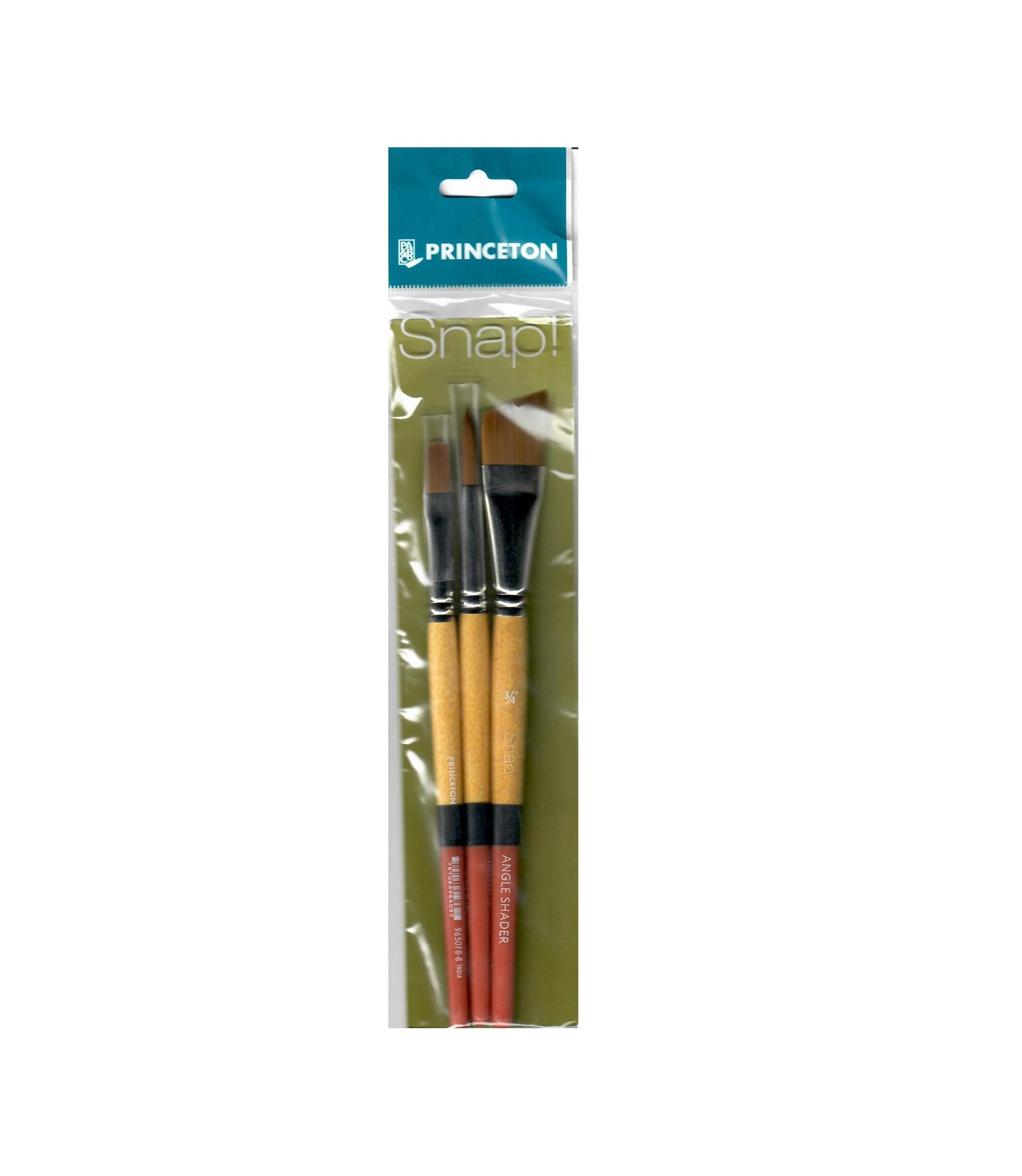 Princeton Brush Elite Synthetic Kolinsky Sable Watercolor Brush, Angle Shader, 1/4 inch