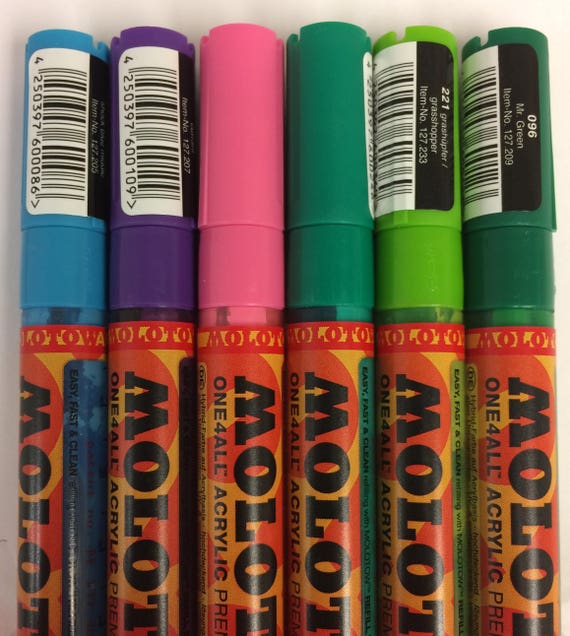 Molotow One4all Color Chart