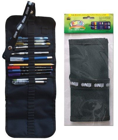Blue Wave Printing Pen Wrap, Gel Pen Case,pen Case,pencil Roll, Pencil  Pouch,pencil Holder, Pencil Bag, Stationery Bag, Gift for Student 