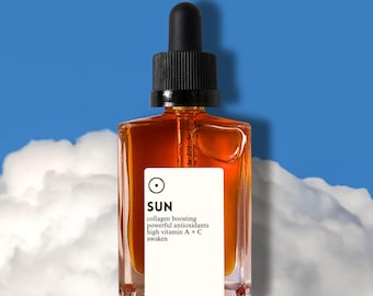 Vitamin C Gesichtsserum - Natürliches Antioxidans - Collagen Boosting - Sanddorn - Hagebutte - Granatapfel