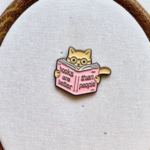 Books are Better Than People | Enamel Pin