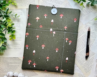 Olive Mushroom | Padded Book Sleeve