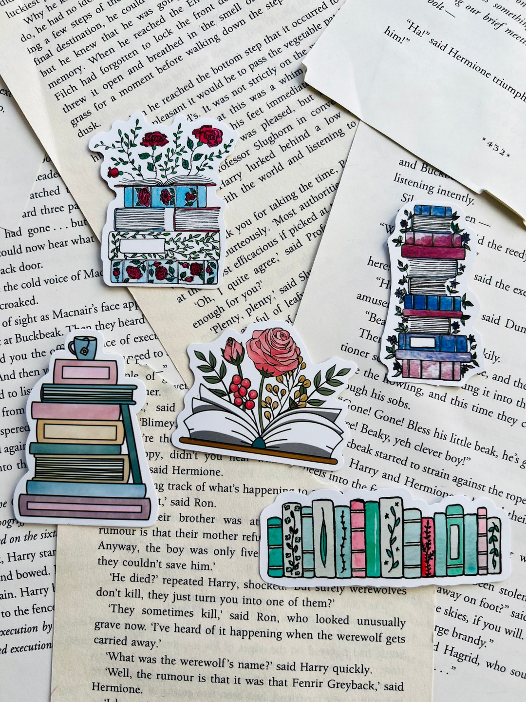 Stacks on Stacks / Bookish Stickers / Reader Gift / Kindle - Etsy