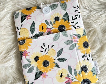Sweet Sunflower | Padded Book Sleeve