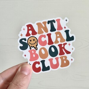 Anti Social Book Club | Vinyl Sticker