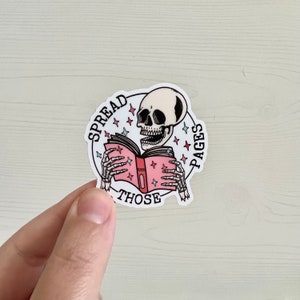 Spread Those Pages | Vinyl Sticker