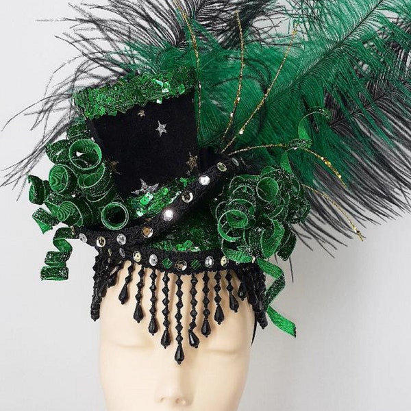 lime green headpiece