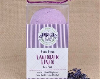Lavender Bath Bomb Handmade all Natural Mini Giant 2pack 4pack Lavender Farm Aromatherapy Bath Fizz Gift Idea