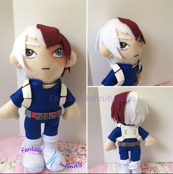 my hero academia todoroki plush