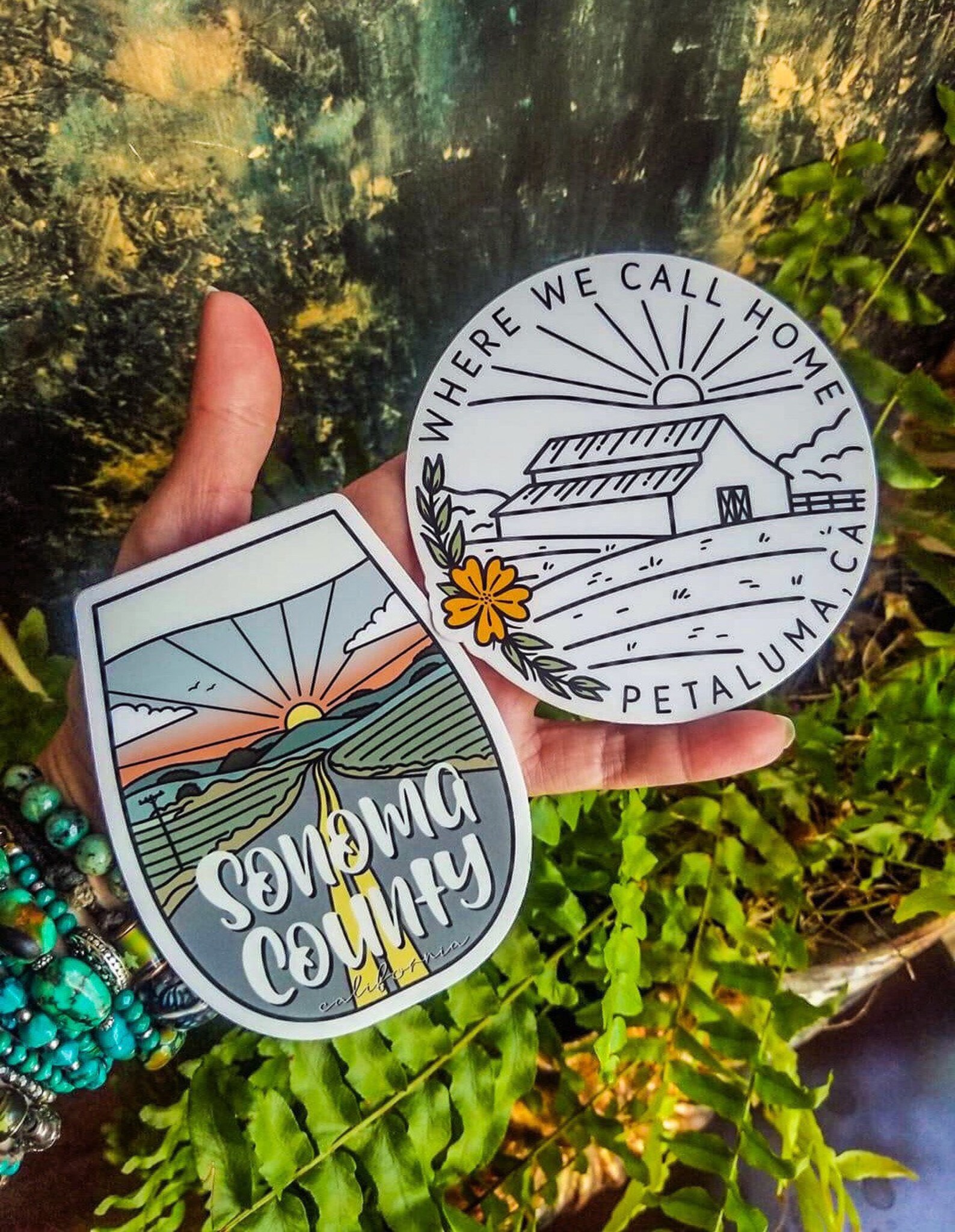 Petaluma Sticker Where we call home Etsy