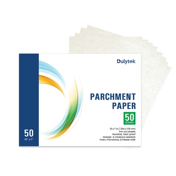 Pre cut parchment sheets online