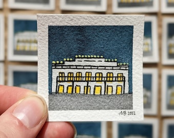Ensemble de cadeaux de mariage pour le lieu, cadeaux de mariage personnalisés, petites peintures originales, petites peintures, joli cadeau de mariage, peinture pour lieu