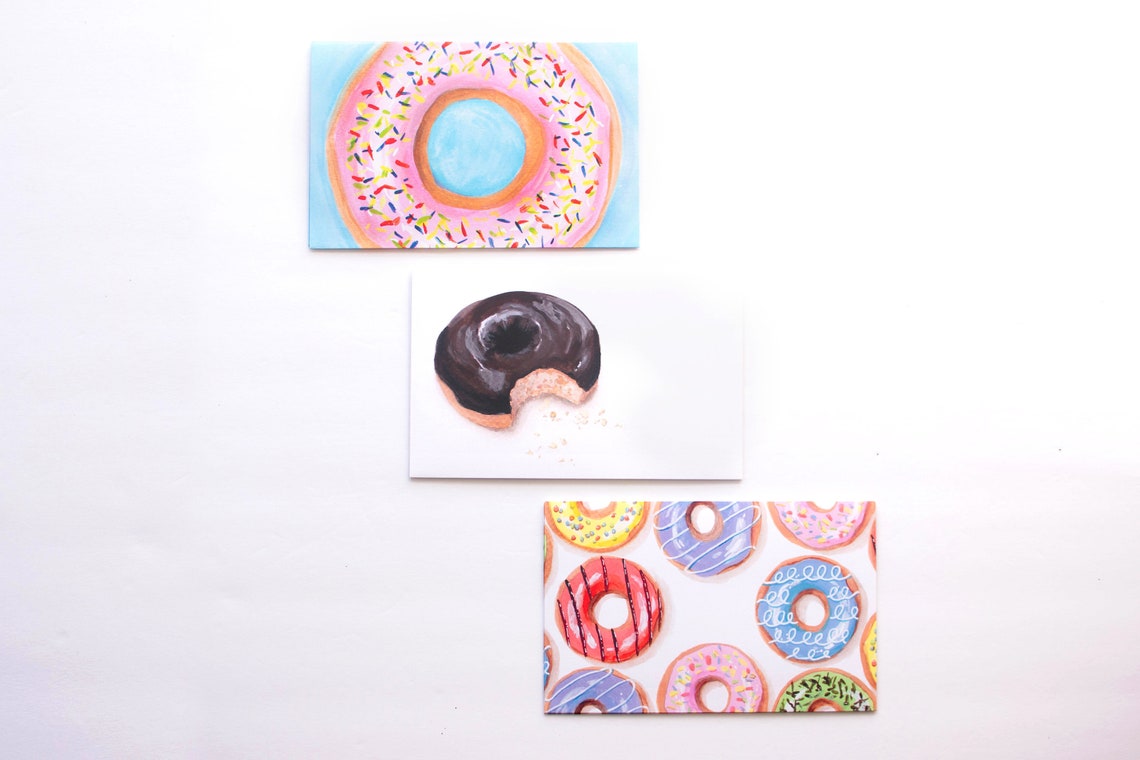 Decorated Envelopes Donut Envelopes Mail Art Envelope Art image 0