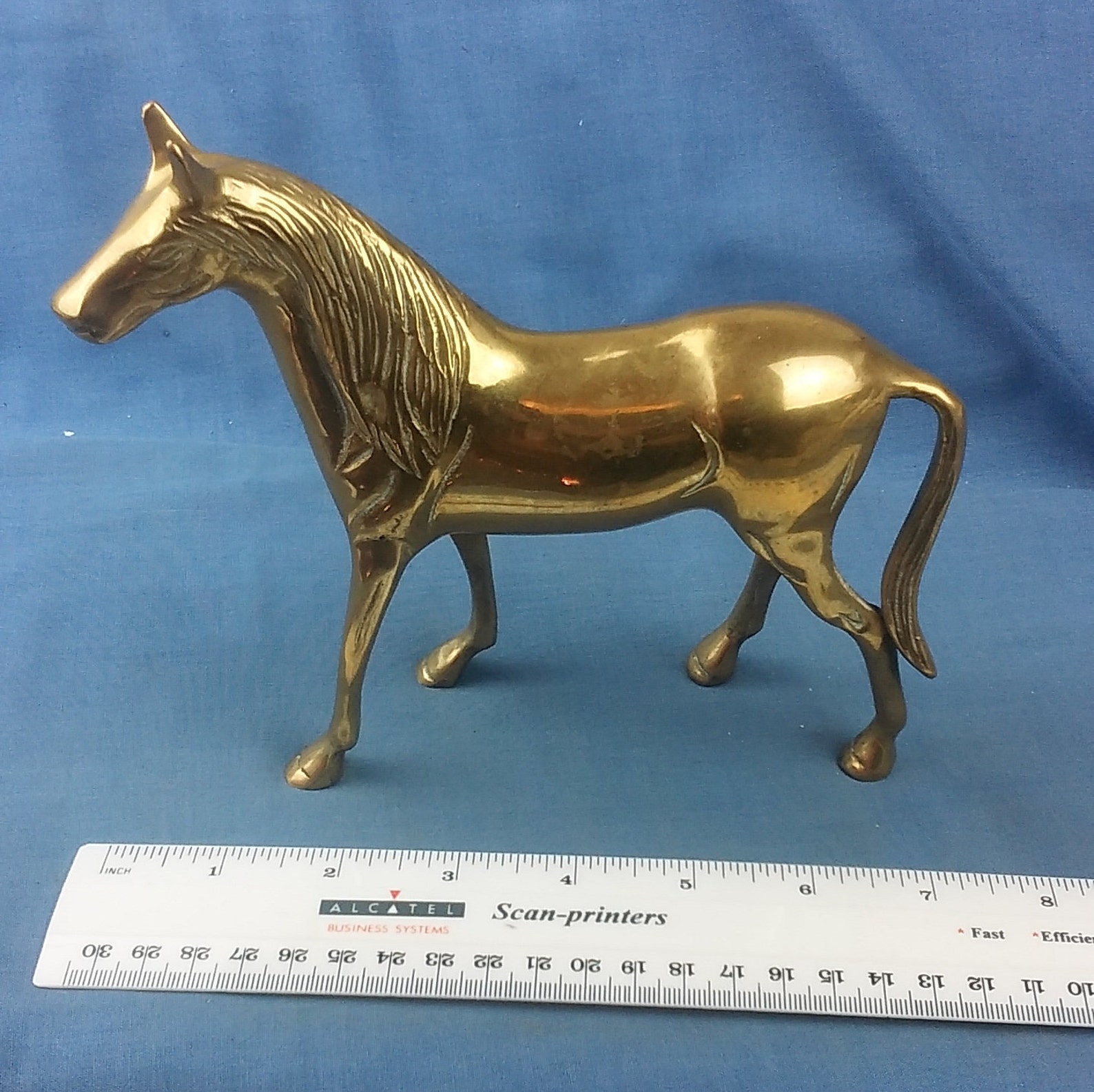 Solid Brass Horse Or Pony Figurine E5 Etsy