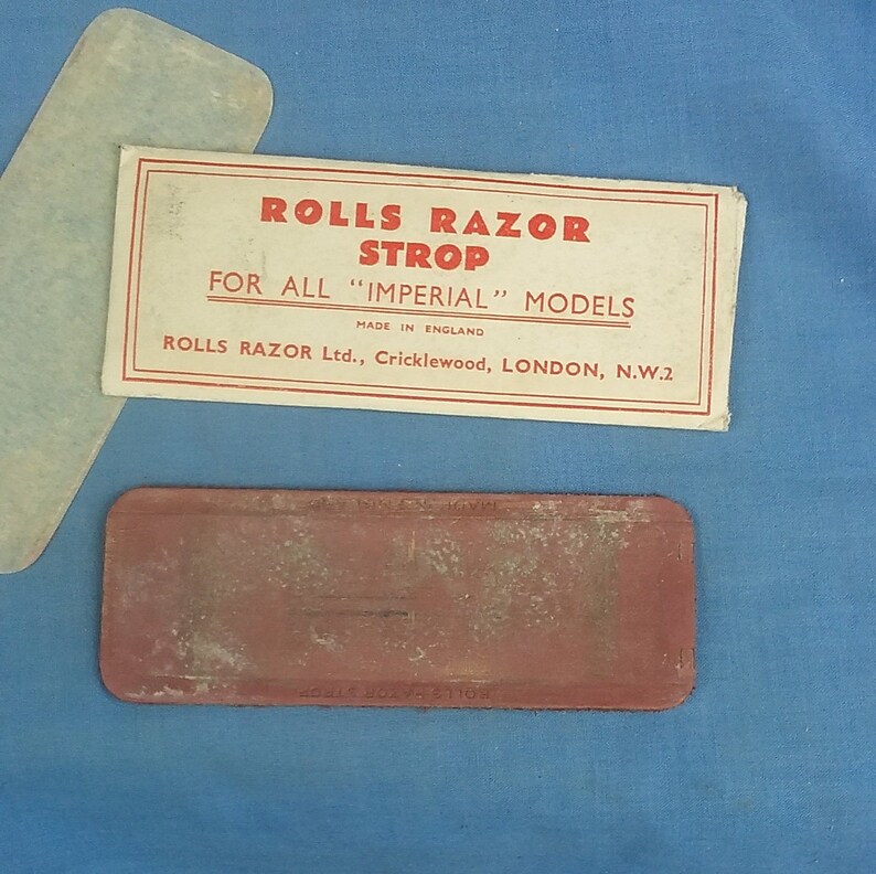 Vintage Rolls Razor Reemplazo Parte Strop en Embalaje Original Etsy