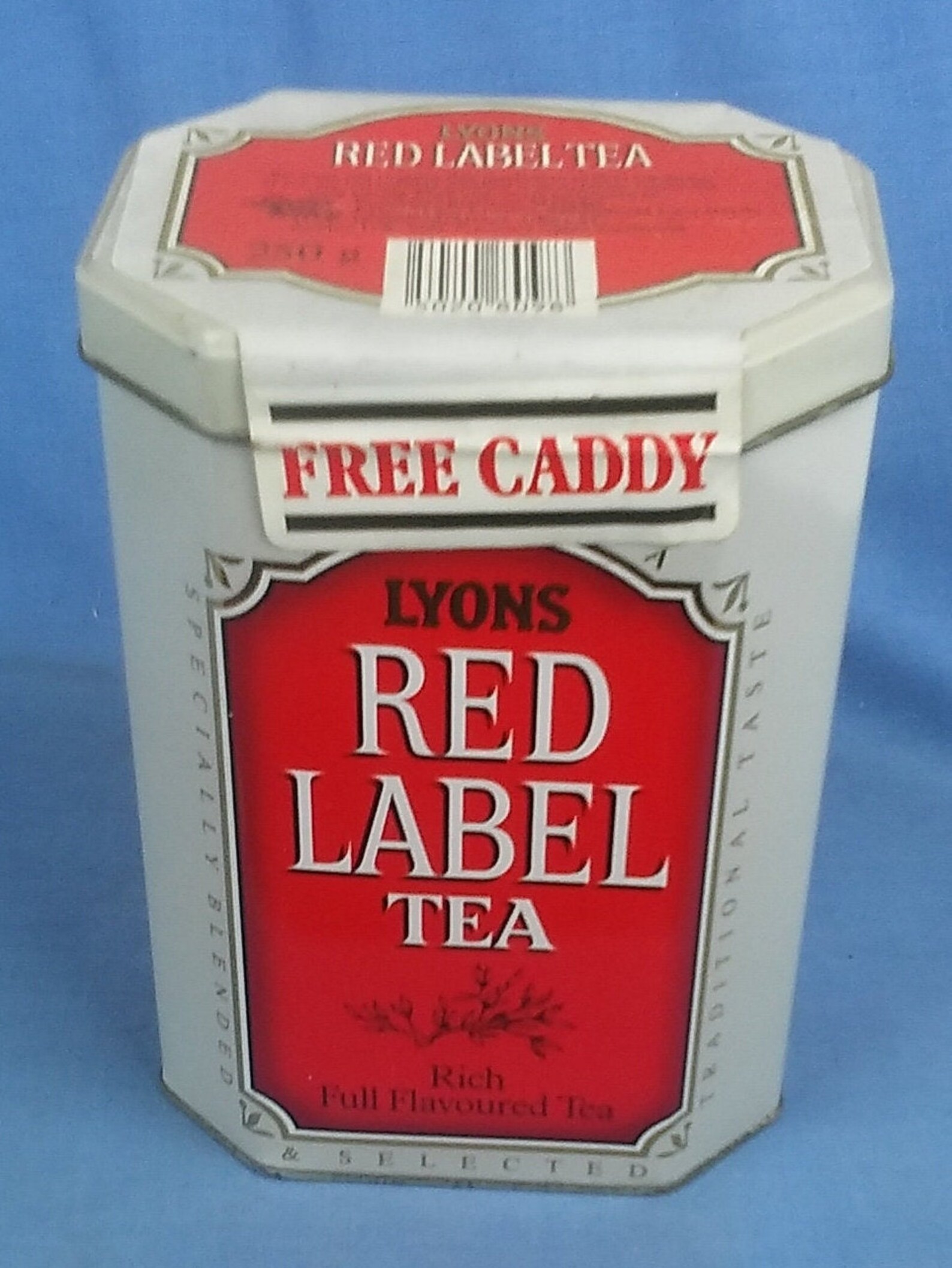 Vintage Lyons Red Label Tea Tin Or Caddy E6 Etsy