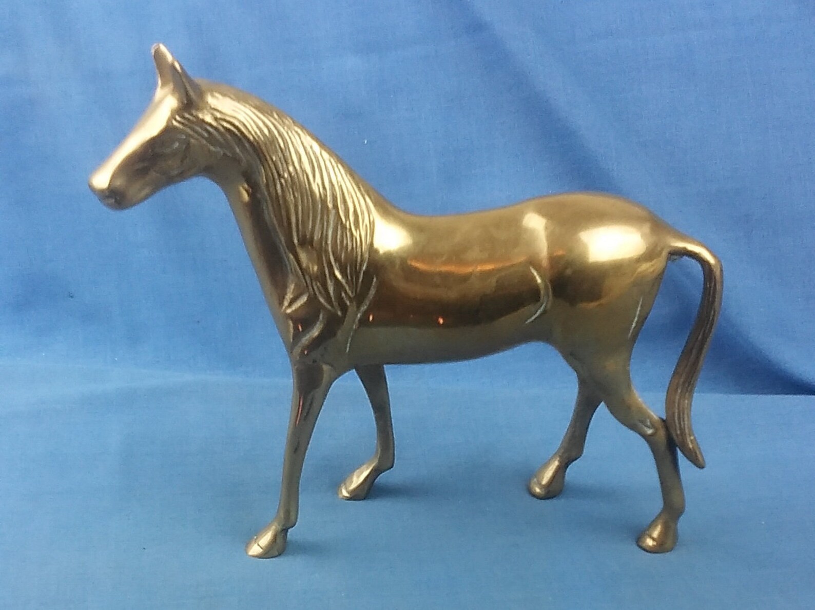 Solid Brass Horse Or Pony Figurine E5 Etsy