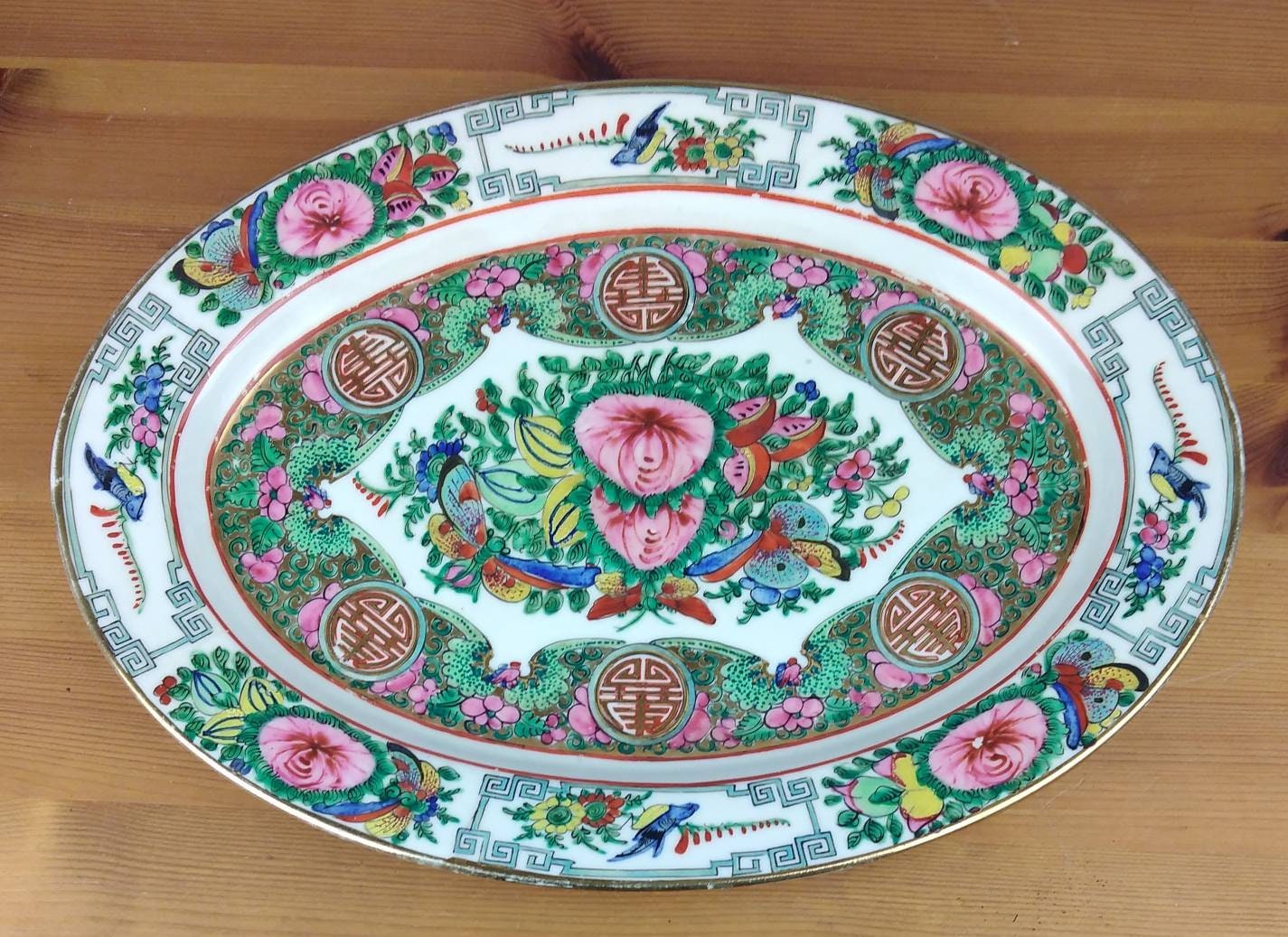 Beautiful Hand Painted Oriental Plate E11 Etsy UK