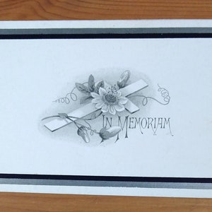 Carte funéraire antique In Memoriam Joseph Lloyd 1914 Clunbury South Shropshire