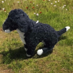 Handmade Custom Needle Felted Dog - Personalized Pet Art