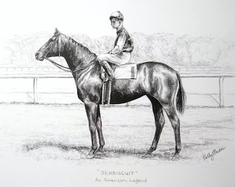 SEABISCUIT An American Legend Horse Racing Art