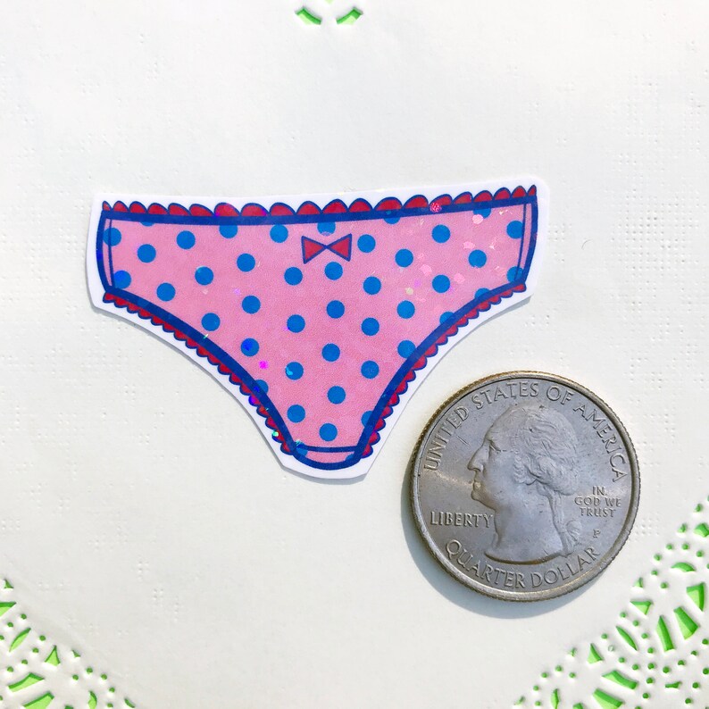 Panties Holographic Glitter Sticker underwear shimapan Etsy