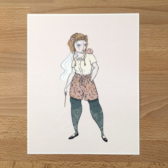 Luna Print // Wall Art // Wall Decor // Bedroom // Living Room // Studio // Abstract Art // Drawings and Illustrations // Harry Potter Art
