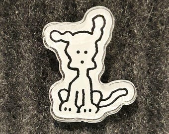 Chippy's Lightweight Acrylic Pin