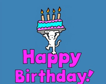 Happy Dancing Personalized Birthday GIF