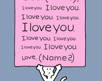 Can Never Say It Enough Personalized GIF