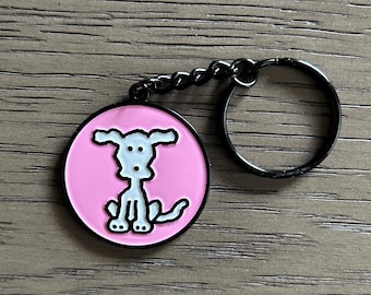Chippy Dog Soft Enamel Keychain