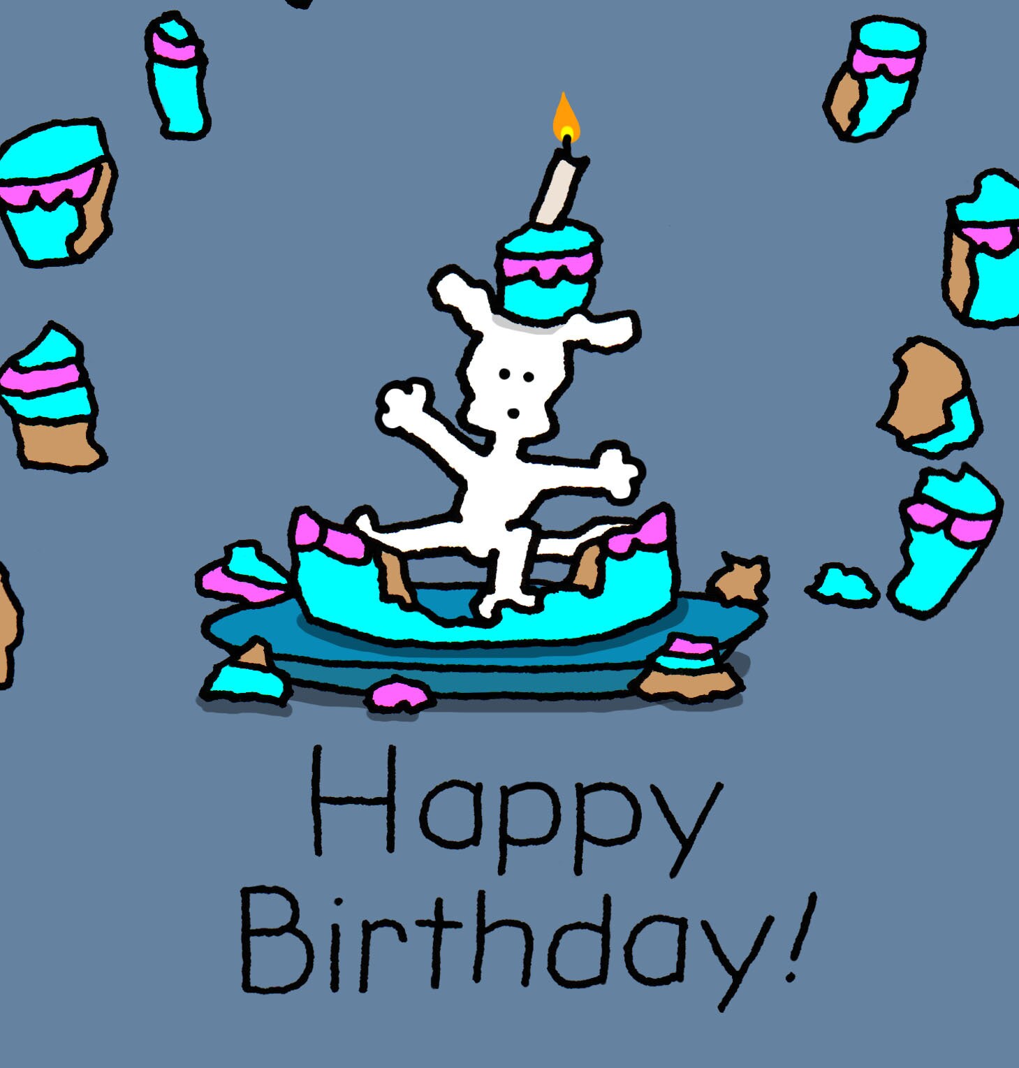 Happy birthday men gif