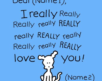 Really Really Love You Personalized GIF