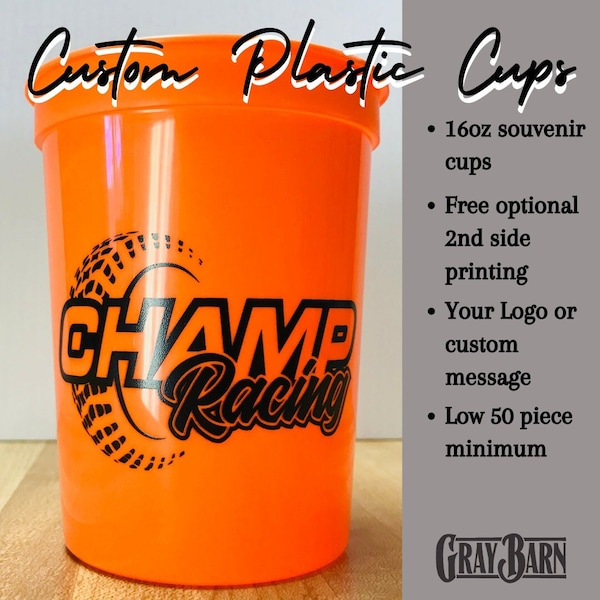 Plastic Stadium Cups Etsy