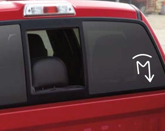 Cattle Brand Vinyl Decal | Ranch Truck, Farm Logo