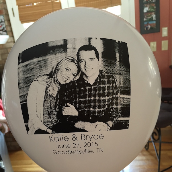 Custom Picture Balloons Minimum Order 25 | Custom Photo Balloons | Birthday Party, Wedding, Anniversary, Retirement, Graduation, Memorial