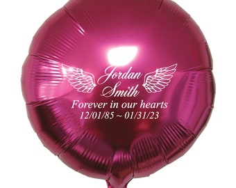 10 or more Personalized Foil Balloons | Custom Printed Party Decor